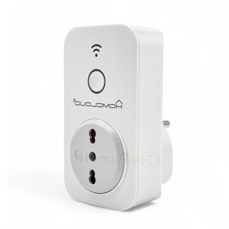 Presa bipasso intelligente smart Wi-Fi compatibile con Alexa Google Home adattatore controllo a distanza energia timer