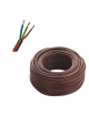 100mt Cavo Elettrico FS18OR18 2X1 mm² - Tensione Nominale 300/500V - Conduttori in Rame Puro, Isolamento LSZH, Conforme CPR