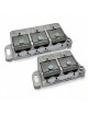 Partitore Sdoppiatore TV SAT 2 4 Vie con Passaggio Corrente Continua CC Splitter Segnale Antenna e Decoder