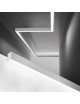 Plafoniera led lineare 40W 120cm collegabile modulabile lampada da soffitto bianco luce bianca naturale per ufficio casa