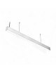 Plafoniera led lineare 40W 120cm collegabile modulabile lampada da soffitto bianco luce bianca naturale per ufficio casa