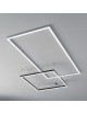 Plafoniera led lineare 40W 120cm collegabile modulabile lampada da soffitto bianco luce bianca naturale per ufficio casa
