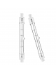 2 PZ Lampade Alogene Dimmerabili R7S 118mm 120W 2215 Lumen – Caldo 2800K