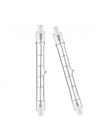 2 PZ Lampade Alogene Dimmerabili R7S 118mm 120W 2215 Lumen – Caldo 2800K
