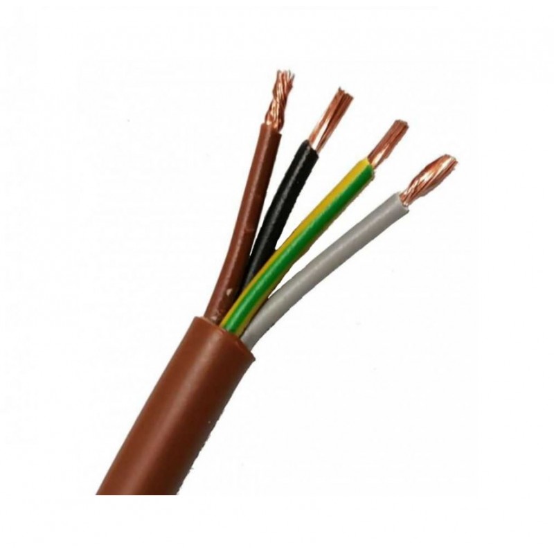 Cavo Elettrico FS18OR18 4X1.5 mm² - Tensione Nominale 300/500V - Conduttori in Rame Puro, a metraggio