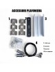 Plafoniera led lineare 40W 120cm collegabile modulabile lampada da soffitto bianco luce bianca naturale per ufficio casa