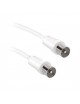 Prolunga antenna TV 2 m 3 m spina maschio bianco cavo coassiale per televisore