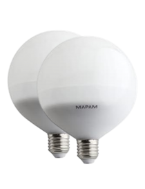 X10 Lampadina led E27 globo G95 12W attacco grande luce bianca naturale calda basso consumo