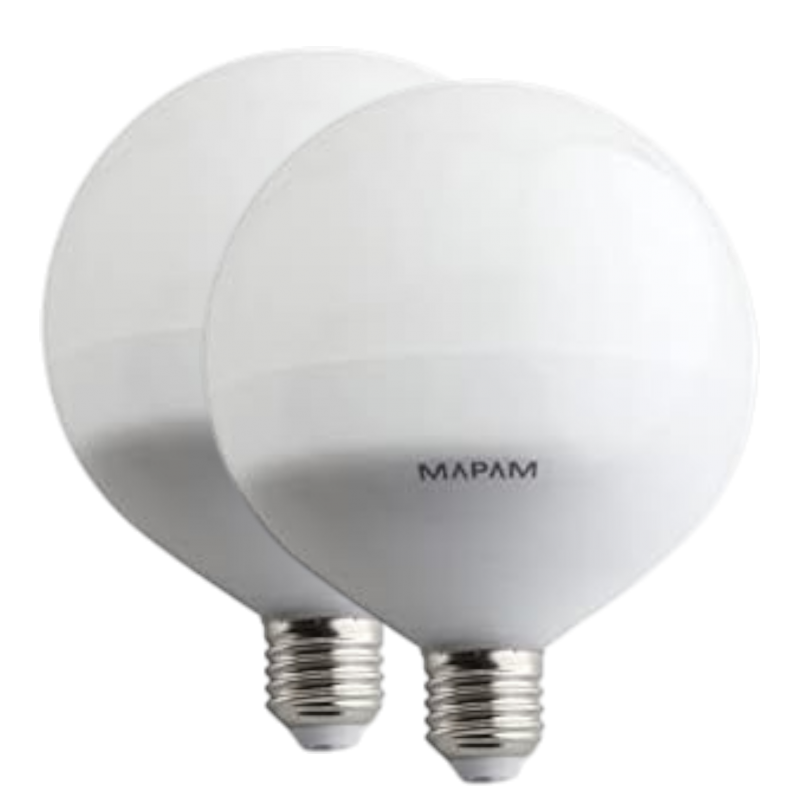 X10 Lampadina led E27 globo G95 12W attacco grande luce bianca naturale calda basso consumo