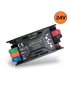 Trasformatore 24V 2.5A 60W connessione rapido alimentatore salvaspazio stabilizzato per strip led collegamento facile