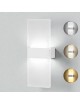 Applique da Parete LED 10W Rettangolare Lampada da Muro Moderna per Interni Luce Calda Naturale Fredda