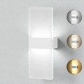 Applique da Parete LED 10W Rettangolare Lampada da Muro Moderna per Interni Luce Calda Naturale Fredda
