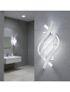 Applique LED da parete 16W lampada 3 luci bianco naturale caldo design moderno a spirale per interni