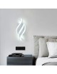Applique LED da parete 16W lampada 3 luci bianco naturale caldo design moderno a spirale per interni