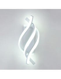 Applique LED da parete 16W lampada 3 luci bianco naturale caldo design moderno a spirale per interni