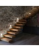 Applique LED a incasso 4W da esterno segnapasso in vetro lampada per scatola cassetta 503 luce bianca naturale calda