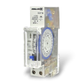 Timer analogico temporizzatore luci 24 ore 1 modulo da quadro elettrico su guida din