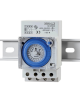 Timer analogico temporizzatore luci 24 ore da quadro elettrico su guida din