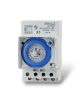 Timer analogico temporizzatore luci 24 ore da quadro elettrico su guida din