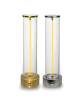 Lampada da tavolo scrivania LED 3W oro grigio ricaricabile touch con filo luminoso magnetico cilindro per ristorante bar