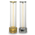 Lampada da tavolo scrivania LED 3W oro grigio ricaricabile touch con filo luminoso magnetico cilindro per ristorante bar