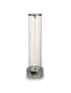 Lampada da tavolo scrivania LED 3W oro grigio ricaricabile touch con filo luminoso magnetico cilindro per ristorante bar