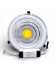 Faretto LED COB da incasso cartongesso 5W 7W 12W 18W 30W tondo luce naturale bianca calda foro driver incluso
