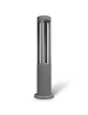 Lampione da giardino led 12w lampada per esterno lampioncino moderno grigio IP65