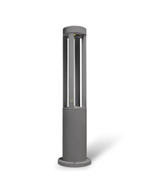 Lampione da giardino LED 12W per esterno lampioncino moderno grigio impermeabile IP65