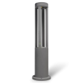 Lampione da giardino LED 12W per esterno lampioncino moderno grigio impermeabile IP65