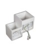 Applique cubo doppia luce led attacco G9 in gesso lampada da soffitto quadrata moderno bianco verniciabile