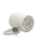 Portafaretto cilindrico in gesso da soffitto 90mm verniciabile lampada a cilindro con attacco GU10