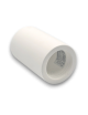 Portafaretto cilindrico in gesso da soffitto 140mm verniciabile lampada a cilindro con attacco GU10