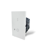Placche interruttore prese frutti elettrici supporti Bianco stile simile living now compatibili con scatole standard 503 504 506