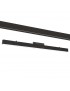 Faretto proiettore a barra lineare led 36W nero per binario monofase 3 in 1 luce calda naturale bianca copertura opaca