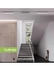 Faretto faro barra led 20W bianco per binario monofase orientabile proiettore luce naturale bianca calda