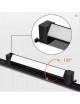Faretto faro barra led 20W nero per binario monofase orientabile proiettore luce naturale bianca calda