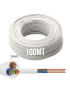 100mt Cavo bianco piattina 2x0,75 elettrodomestico
