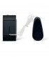 Pulsante tirante nero compatibile con Bticino living light / international / air frutti elettrici con corda 1P 10A