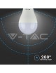 10 PEZZI V-TAC Lampadina led bulbo 11w A60 attacco grande E27 opaco luce fredda naturale calda