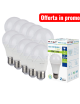 10 PEZZI V-TAC Lampadina led bulbo 11w A60 attacco grande E27 opaco luce fredda naturale calda