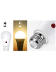 Lampadina LED 10W E27 con sensore crepuscolare A60 accensione automatica luce naturale 4000K
