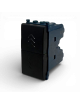 Frutti elettrici compatibili con supporti Vimar Arké nero interruttore presa pulsante schuko deviatore