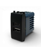Frutti elettrici compatibili con supporti Vimar Arké nero interruttore presa pulsante schuko deviatore