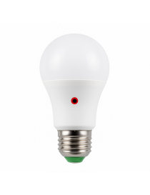 Lampadina LED 10W E27 con sensore crepuscolare A60 accensione automatica luce naturale 4000K