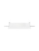 Portafaretto quadrato in gesso da incasso a scomparsa controsoffitto per faretti led GU10