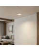 Portafaretto quadrato in gesso da incasso a scomparsa controsoffitto per faretti led GU10 