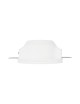 Portafaretto rotondo in gesso con vetro da incasso a scomparsa controsoffitto per faretti led GU10