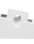 Portafaretto in gesso verniciabile da incasso cartongesso per lampadine GU10 MR16 luce inclinata scale corridoi parete