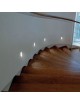 Portafaretto in gesso verniciabile luce inclinata da incasso cartongesso per lampadine GU10 MR16